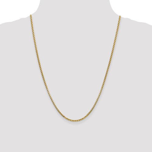 Gold Chains in 10K, 14K, and 18K Rose, White, Yellow or Two-Tone Gold