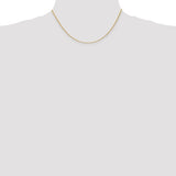 1.5mm Diamond Cut Light Rope Chain in 14K Yellow Gold