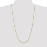 2.0mm Solid Rope Chain Bracelet or Necklace in 14K Yellow Gold