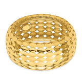 10.5mm Oval Mosaic Dome Ring in 14K Yellow Gold