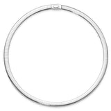 6mm Reversible Domed Omega Necklace and Bracelet