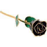Forever® Rose 24K Gold Trimmed Black Midnight Rose - Roxx Fine Jewelry