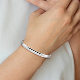 6mm Slip-On Eternity Bangle Bracelet in 14K Gold