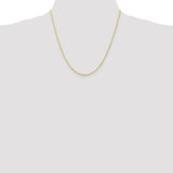 1.5mm Extra-Light Diamond Cut Rope Chain in 14K Yellow Gold