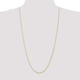 1.5mm Extra-Light Diamond Cut Rope Chain in 14K Yellow Gold
