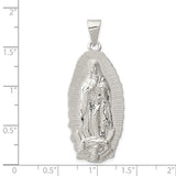 Our Lady of Guadalupe Pendant in Sterling Silver