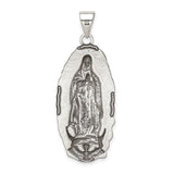 Our Lady of Guadalupe Pendant in Sterling Silver