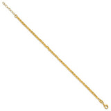Italian Gold Hammered Bead Necklace and Bracelet