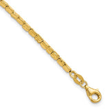 Italian Gold Hammered Bead Necklace and Bracelet