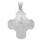 Four Way Cross Medal in 14K Yellow Gold 34 x 25mm - Roxx Fine Jewelry