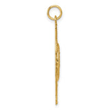 Filigree Framed Four Way Miraculous Medal in 14K Yellow Gold - Roxx Fine Jewelry