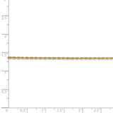 1.5mm Diamond Cut Rope Chain in 14K Yellow Gold - Roxx Fine Jewelry