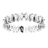 Gypsy Set Baguette Diamond Eternity Band