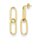 "graffetta per fogli" Fancy 10mm Paperclip Link 18" Necklace, Bracelet and Earrings