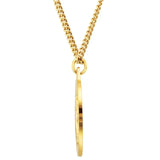 Miraculous Medal Necklace 24K Yellow Gold Plated