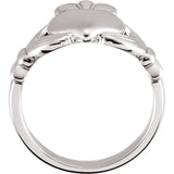 Claddagh Ring in 14K Rose, White or Yellow Gold - Roxx Fine Jewelry
