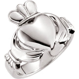 Claddagh Ring in 14K Rose, White or Yellow Gold - Roxx Fine Jewelry