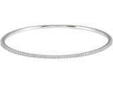 Eternity Diamond Bangle Bracelet 1, 2, and 3 ct Stackable in 14K Gold - Roxx Fine Jewelry