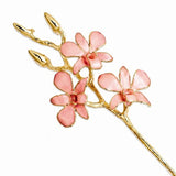 Forever® Orchid Trimmed in 24K Yellow Gold - Roxx Fine Jewelry