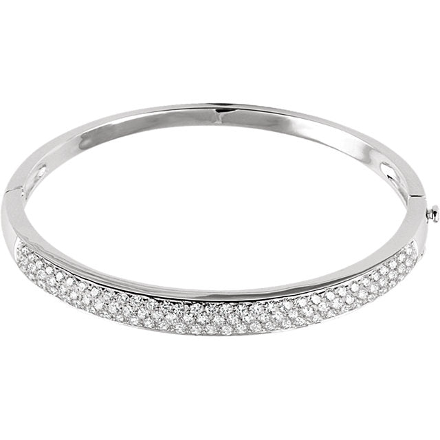 Pave diamond cuff bracelet discount