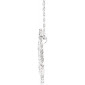 Snowflake Diamond Pendant .33 Ct in 14K White Gold - Roxx Fine Jewelry
