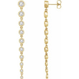 302® 2 ct. Linear Drop Earrings in 14K Gold