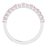 302® Fine Jewelry Pink Sapphire Princess Crown Ring in 14K Gold