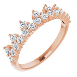 302® Fine Jewelry Princess Crown Ring with Lab Grown Created Diamonds