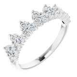 302® Fine Jewelry Princess Crown Ring with Lab Grown Created Diamonds