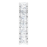 3.33 Ct. Princess Cut Diamond Eternity Band in 14K White Gold