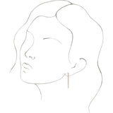 302® 2 ct. Linear Drop Earrings in 14K Gold