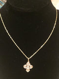 Gothic Four Way Medal in 14K Yellow Gold - Roxx Fine Jewelry