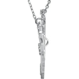 Love Diamond Accented Necklace in 14K Gold