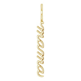 302® Fine Jewelry mama Vertical Pendant in 14K Gold
