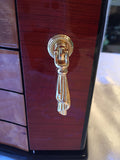 Jewelry Chest Pippa African Bubinga Wood with Elm Burl Inlay - Roxx Fine Jewelry