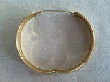 High Polished Bangle Bracelet 7/16" in 14K Yellow Gold - Roxx Fine Jewelry