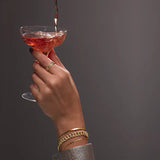 Iced Out .75 Ct. TCW Diamond Accented 8.8mm Curb Chain Bracelet in 14K Gold