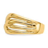 Woven Statement Ring in 14K Gold