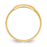 Our Lady of Guadalupe Men's Ring in 14K Two Tone Gold