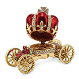 Cinderella Carriage Ring Holder and Necklace - Proposal Ring Holder BJ2019 - Roxx Fine Jewelry