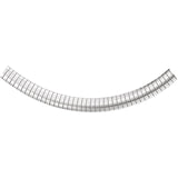 6mm Reversible Domed Omega Necklace and Bracelet