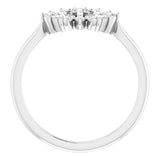 Snowflake Diamond Ring .50 Ct. in 14K Gold or Platinum
