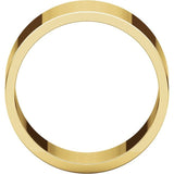 Flat Top 10mm Wide Barrel Style Wedding Band in 14K Yellow Gold - Roxx Fine Jewelry