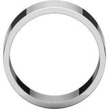 Flat Top 12mm Wide Barrel Style Wedding Band in Platinum - Roxx Fine Jewelry