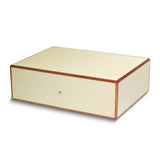 "Bianca" White Wood Jewelry Chest with Shagreen Finish