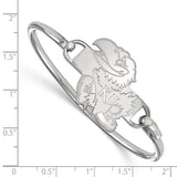 KU Jayhawks® Bangle Bracelet in Sterling Silver Official NCAA® Licensed