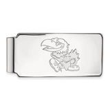 KU Jayhawks® Money Clip in Sterling Silver or Gold Plated Official NCAA® Licensed