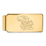 KU Jayhawks® Money Clip in 10K Gold Official NCAA® Licensed