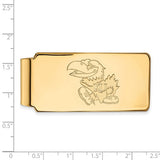 KU Jayhawks® Money Clip in 10K Gold Official NCAA® Licensed