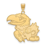 KU Jayhawks® Official NCAA® Licensed Sterling Silver Pendant Necklace